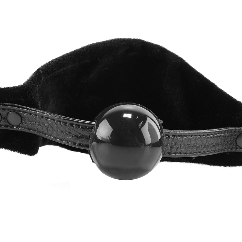 Absolutely beautiful, extra sexy, and perfect for playful mates with a little kink up their sleeves, the erotically inspirational Scandal line puts its signature lacy red print and creative design stamp on a favorite piece of play gear. Very effectively restraining the wearer - orally, at least! - the Hidden Pleasure Ball Gag silences sound and discourages spitting, biting and other various forms of oral disobedience.