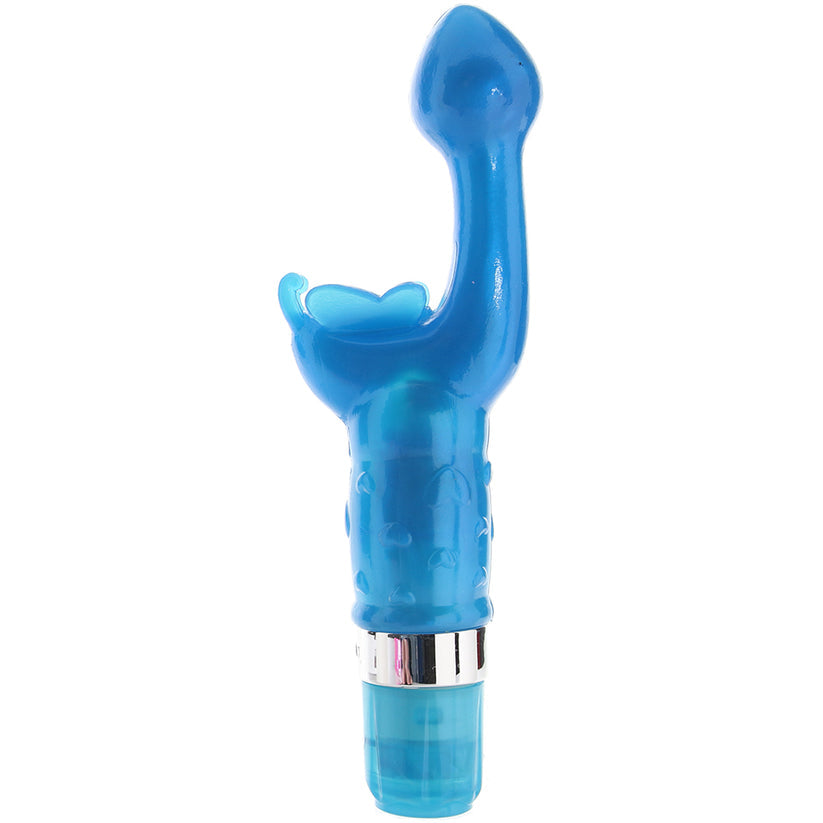 atures a tapered, angled bulb tipping the head for foolproof G-spot pleasure, and a cupped, soft, butterfly shaped clitoral stimulator with tickling antennae and soft, fluttery wings. 9 functions of vibration, giving you lots of control over just how much intensity and sensation you want at the moment.