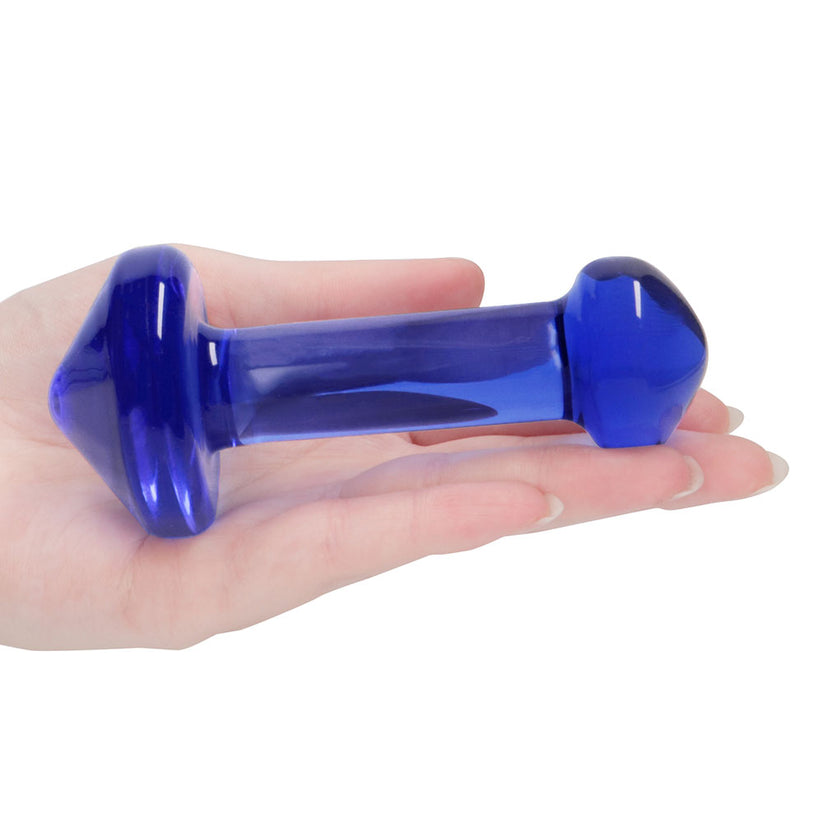 Chrystalino Massage Glass Massager in Blue Massage Probe in Hypoallergenic Glass