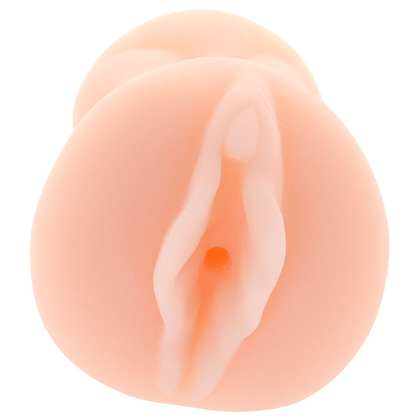 tarting off with a perfect replica of Kaylee's pussy, this plushy, squeezable sleeve is bouncy and clingy, gripping tight all the way through a multi-textured inner tunnel.