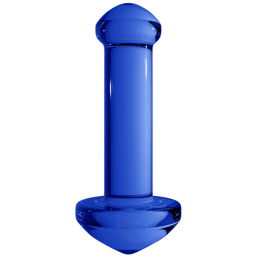 Chrystalino Massage Probe in Hypoallergenic Glass Massager in Blue