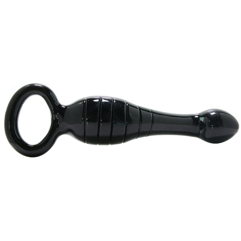 Glass Dildo in Black Pipedream Icicles
