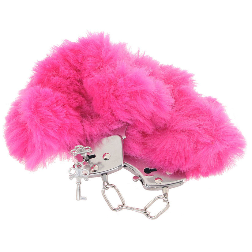 Just the thing for bondage play beginners, these ready-to-play metal restraints are surrounded by extra soft faux-fur. They'll gently cradle your or your partner's wrists as you play out your fantasies.