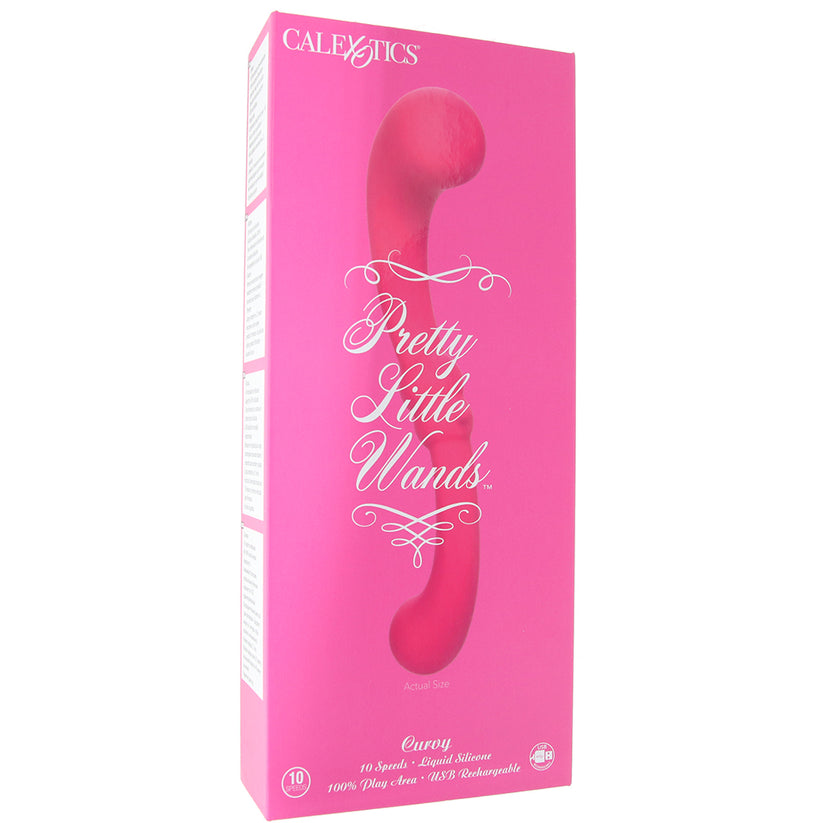Pretty Little Wands Curvy Vibe has you, your partner (if there's one in the picture) and your many pleasure places fully covered.