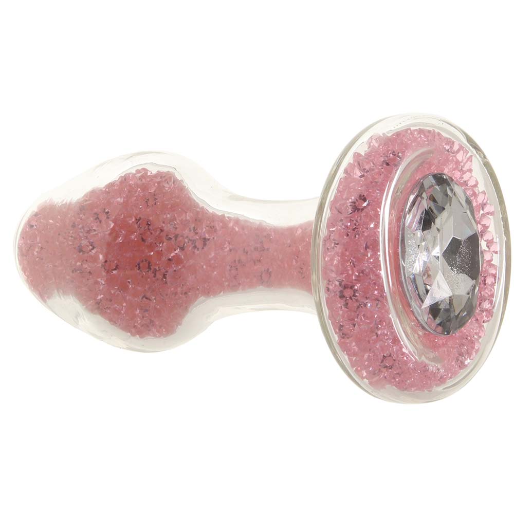 Aside from an extra slick temperature-receptive texture, glass is extremely hygienic. The Stardust Glam Brilliant Crystal Plug can be safely boiled or bleached