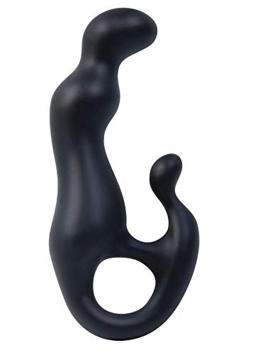 Adam & Eve silicone prostate massager with ring handle