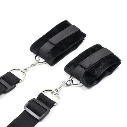 Bed restraint system - under the mattress in black