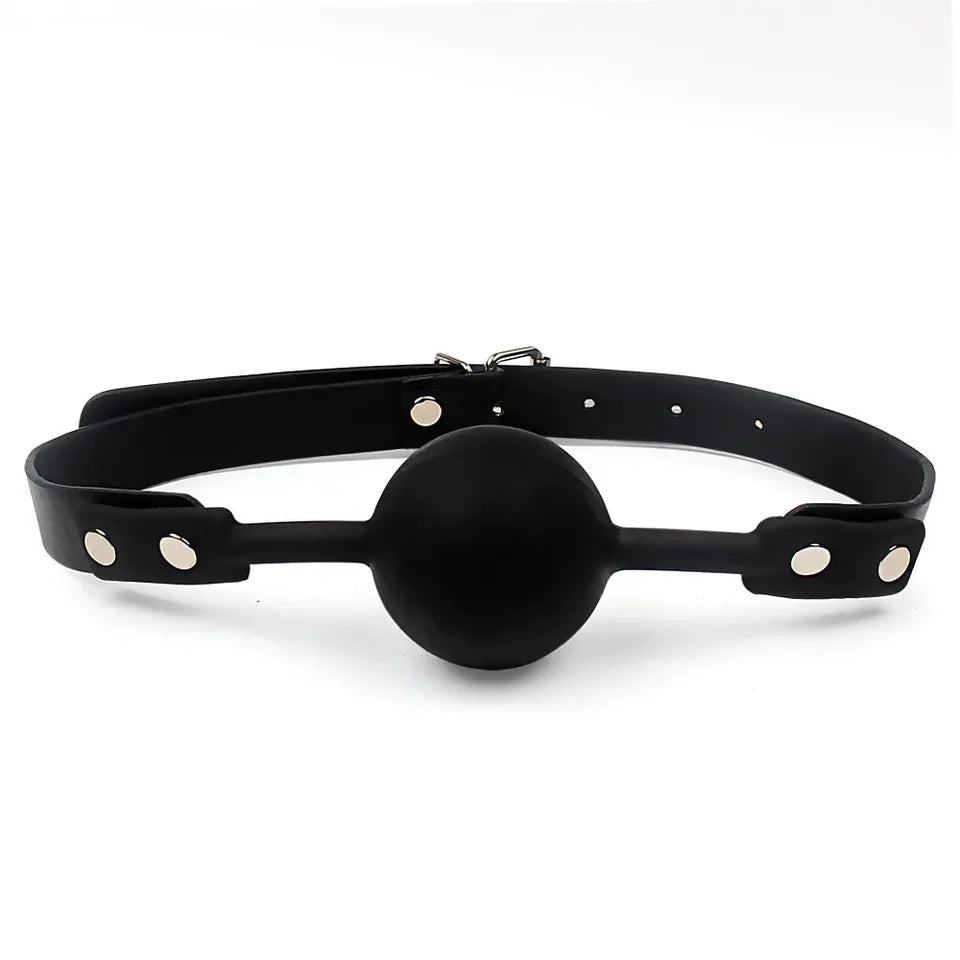 Silicone Ball Gag – Black
