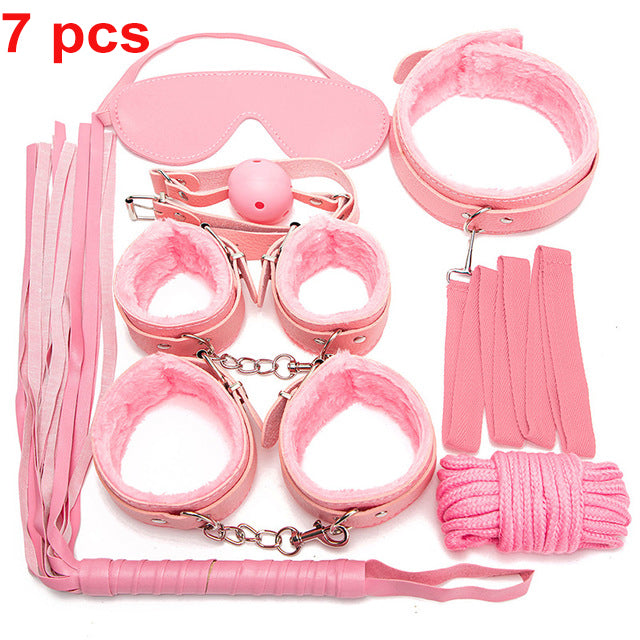 Bondage set for beginners in pink - BDSM / Bondage and Fetish