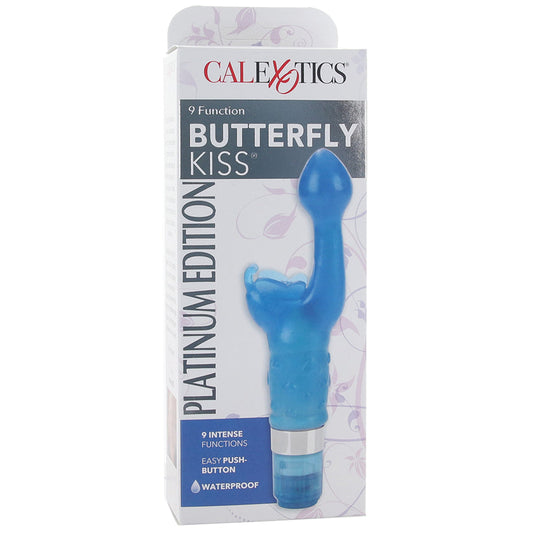 atures a tapered, angled bulb tipping the head for foolproof G-spot pleasure, and a cupped, soft, butterfly shaped clitoral stimulator with tickling antennae and soft, fluttery wings.  9 functions of vibration, giving you lots of control over just how much intensity and sensation you want at the moment. 