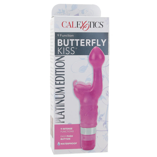 atures a tapered, angled bulb tipping the head for foolproof G-spot pleasure, and a cupped, soft, butterfly shaped clitoral stimulator with tickling antennae and soft, fluttery wings.  9 functions of vibration, giving you lots of control over just how much intensity and sensation you want at the moment. 