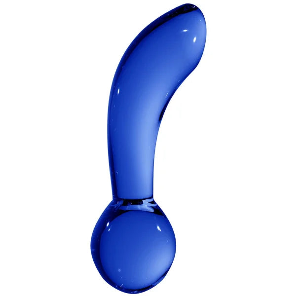 in the backdoor department, you should probably take a good hard look at the Blaze Glass Butt Plug from the Chrystalino collection.