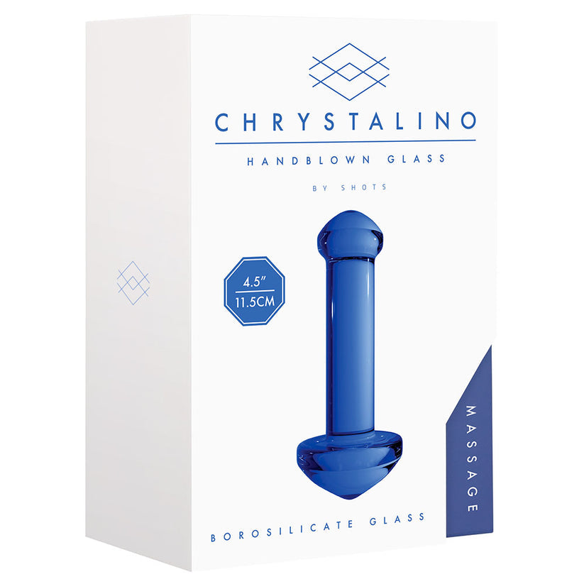 Chrystalino Massage Glass Massager in Blue