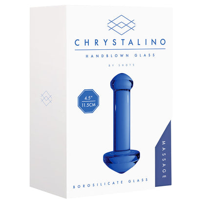 Chrystalino Massage Glass Massager in Blue