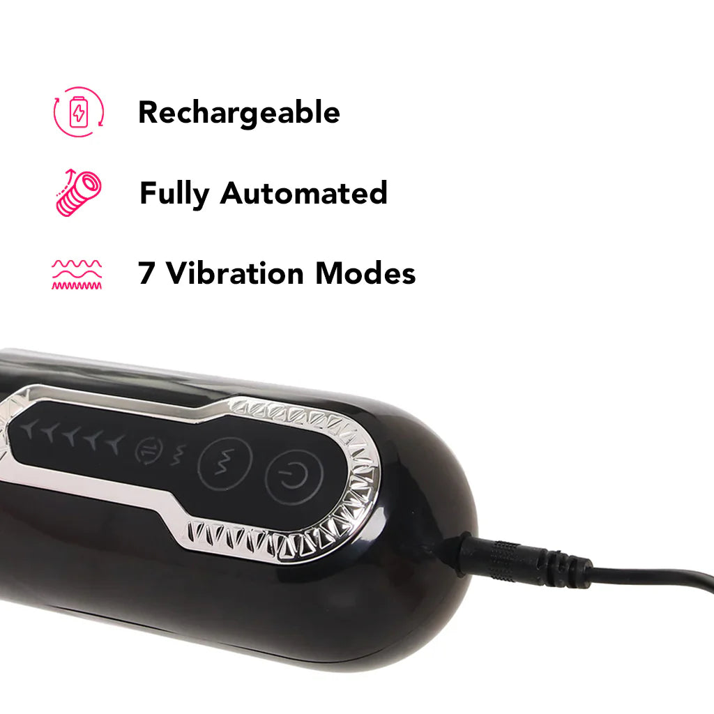 Gluck Gluck 9000 thrusting stroker with vibrating and spinning male masturbator functions