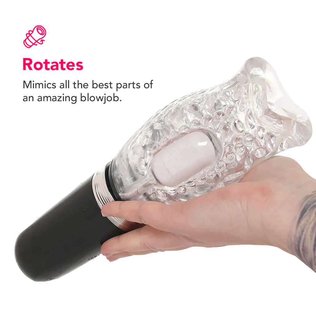 Gluck Gluck 9000 thrusting stroker with vibrating and spinning male masturbator functions