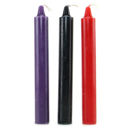 Japanese drip candles set with low temperature wax for sensual wax play and BDSM temperature play for couples