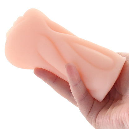 tarting off with a perfect replica of Kaylee's pussy, this plushy, squeezable sleeve is bouncy and clingy, gripping tight all the way through a multi-textured inner tunnel. 