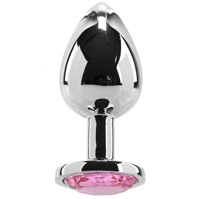 But lucky for all us butt play lovers with an eye for glitz and glam, Adam & Eve's Large Pink Gem Anal Plug is here to make the connection.