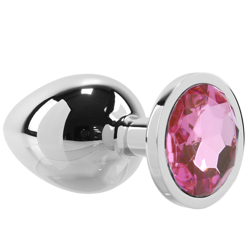 But lucky for all us butt play lovers with an eye for glitz and glam, Adam & Eve's Large Pink Gem Anal Plug is here to make the connection.