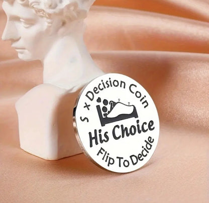 Metal coin for sex game