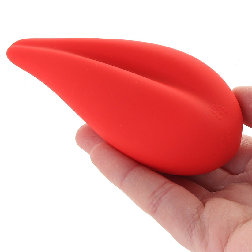 Made from bright red silicone, Flicker features an ultra-soft tongue-inspired shape, perfect for full-body stimulation. You can use it to corral the clitoris, nipples, tip of the penis, outer buttocks and beyond. Ideal for fun-seekers on the go! 