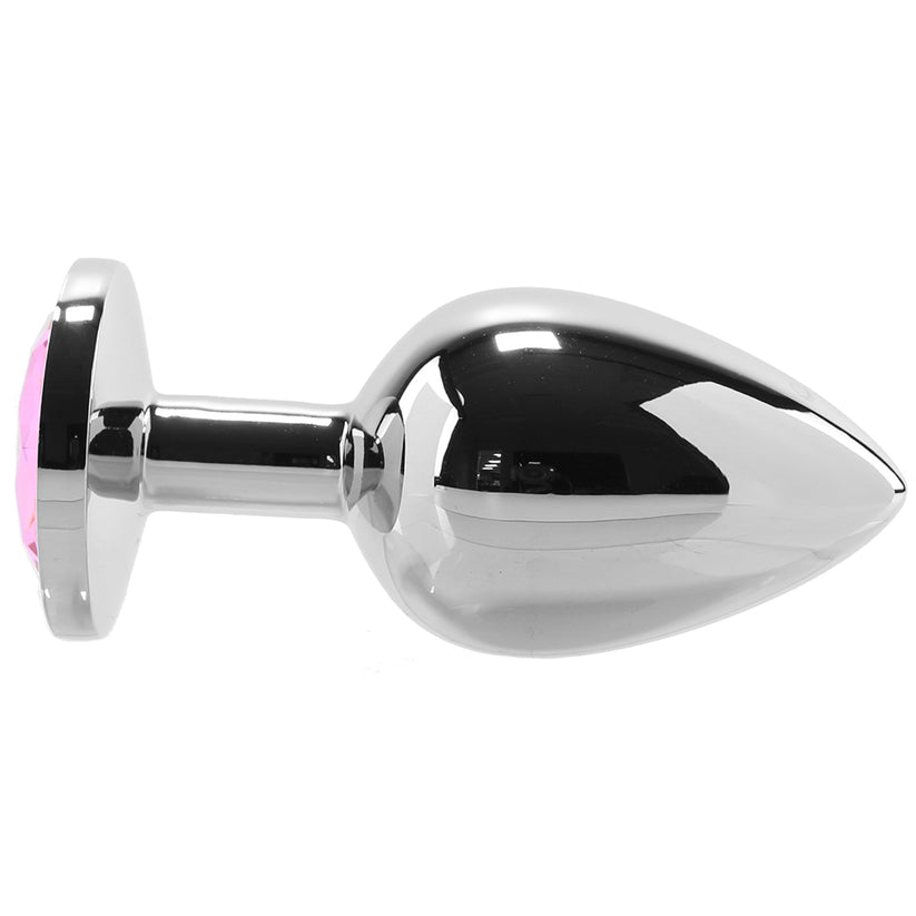 But lucky for all us butt play lovers with an eye for glitz and glam, Adam & Eve's Large Pink Gem Anal Plug is here to make the connection.