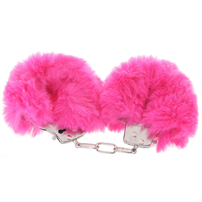 Just the thing for bondage play beginners, these ready-to-play metal restraints are surrounded by extra soft faux-fur. They'll gently cradle your or your partner's wrists as you play out your fantasies. 