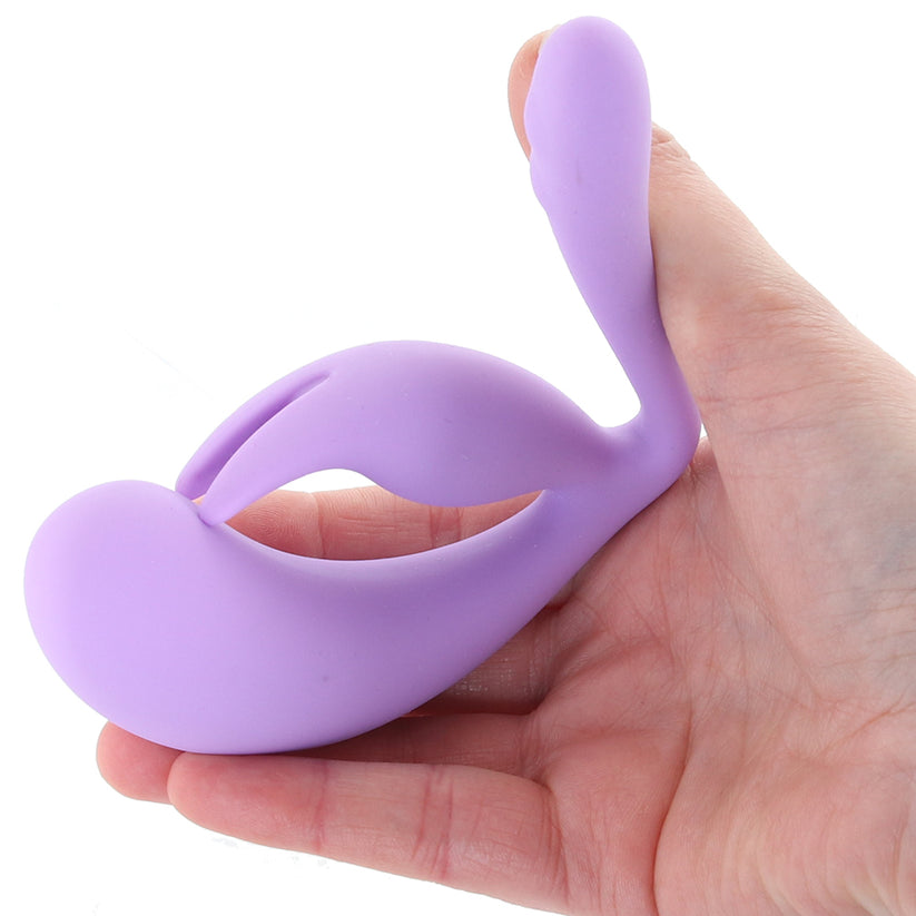 Indulge in waves of pleasure as the Elle Liquid Silicone Dual Flicker moves you in all the right ways. The intimately contoured vibe is as thrilling as it is versatile with an extremely flexible body, flicking rabbit teaser, and 10 indulgent vibration functions.