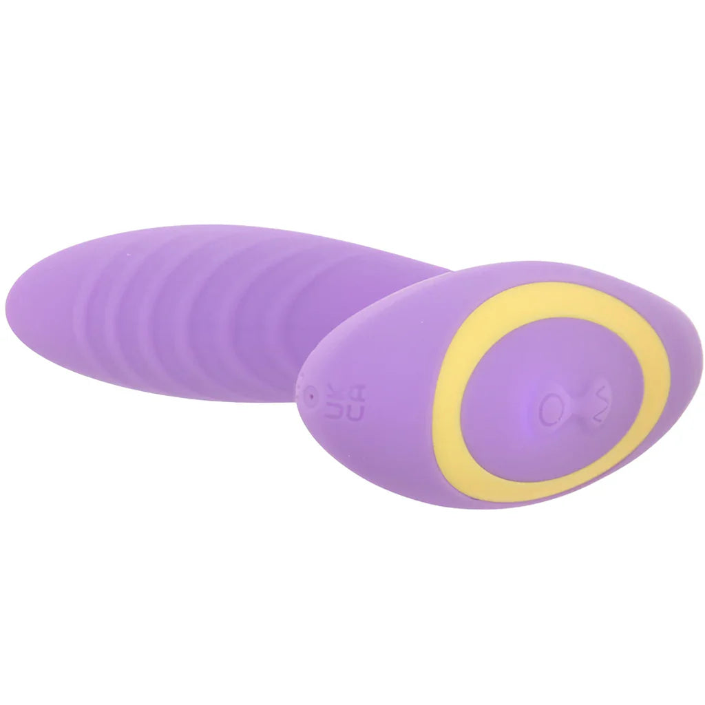 Purple ROMP Reverb air pulse and G-spot vibrator with dual stimulation silicone design