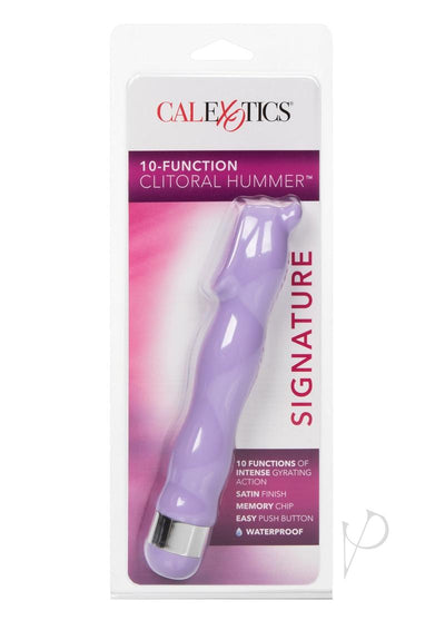 Purple clitoral massager with scoop-shaped head