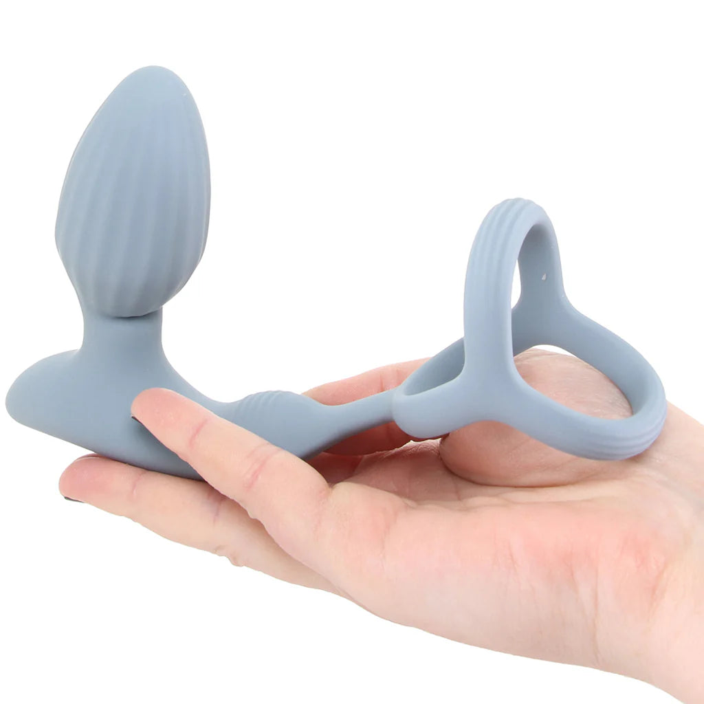 Renegade Pinnacle vibrating cock ring with gyrating prostate plug and remote control