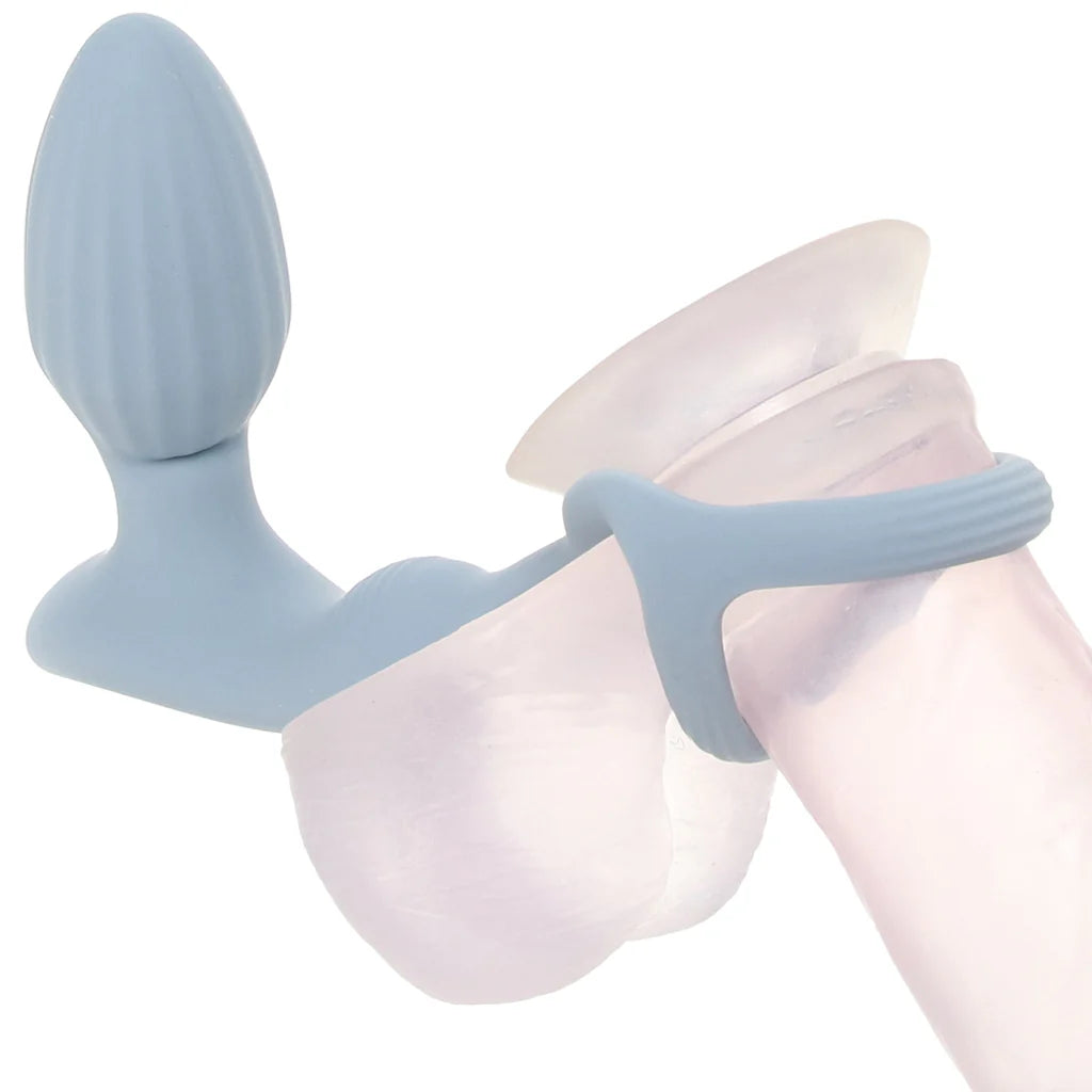 Renegade Pinnacle vibrating cock ring with gyrating prostate plug and remote control