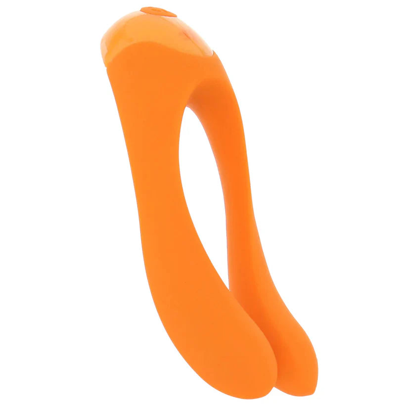 Satisfyer Candy Cane waterproof silicone finger vibrator with dual flexible vibrating arms