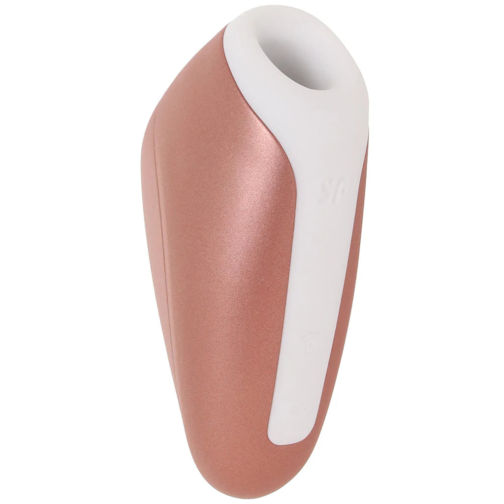 Satisfyer Love Breeze rechargeable air pulse clitoral stimulator available in yellow and copper