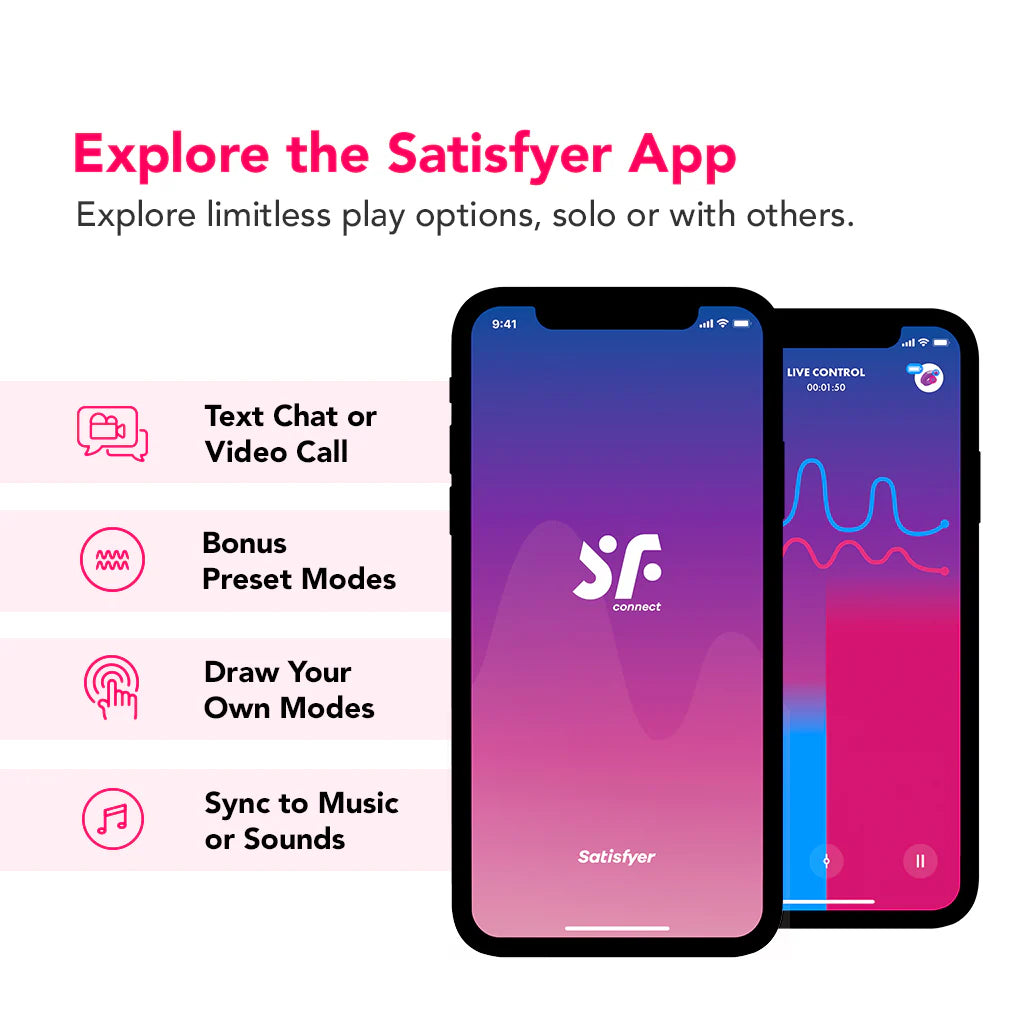 Satisfyer Strong One Ring Vibe app controlled vibrating silicone cock ring for couples