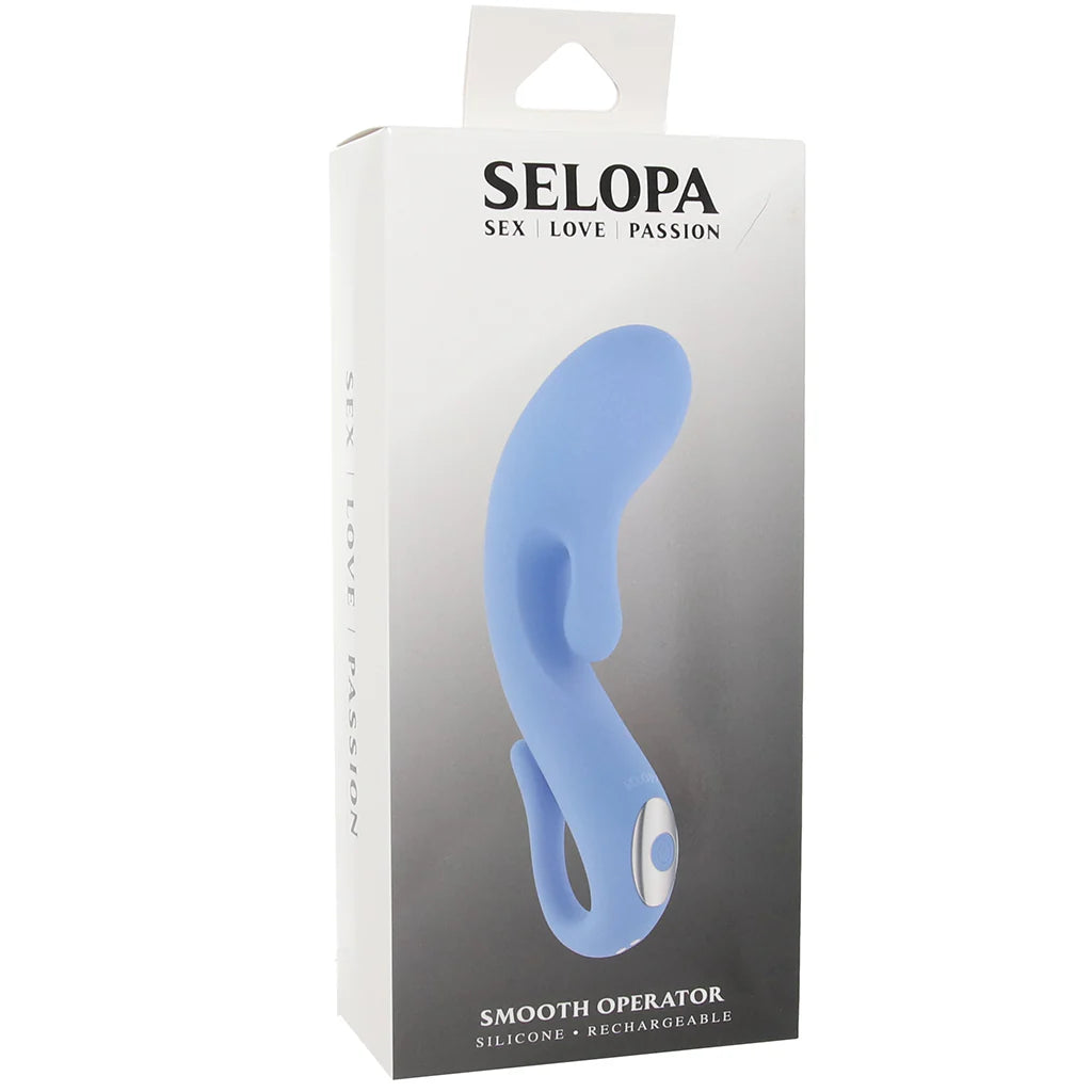 Selopa Smooth Operator silicone vibrator with curved flexible G-spot design