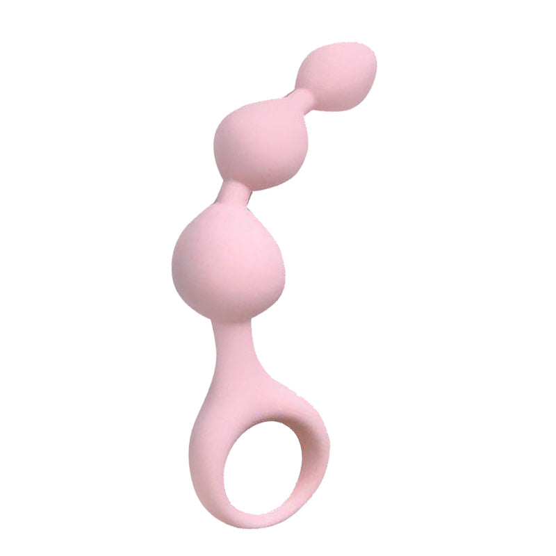  curvy probe is shaped into a series of three graduated silicone bumps. Gently sliding one bead at a time into your or your lucky partner's derriere, the probe provides a sexy stretch and plenty of sweet spot anal stimulation. 