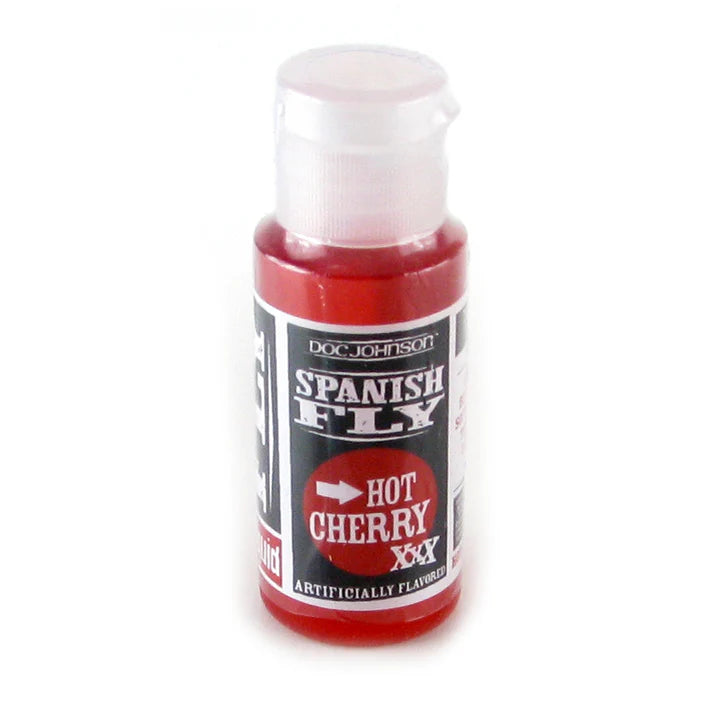 Spanish Fly liquid aphrodisiac bottle in hot cherry flavor