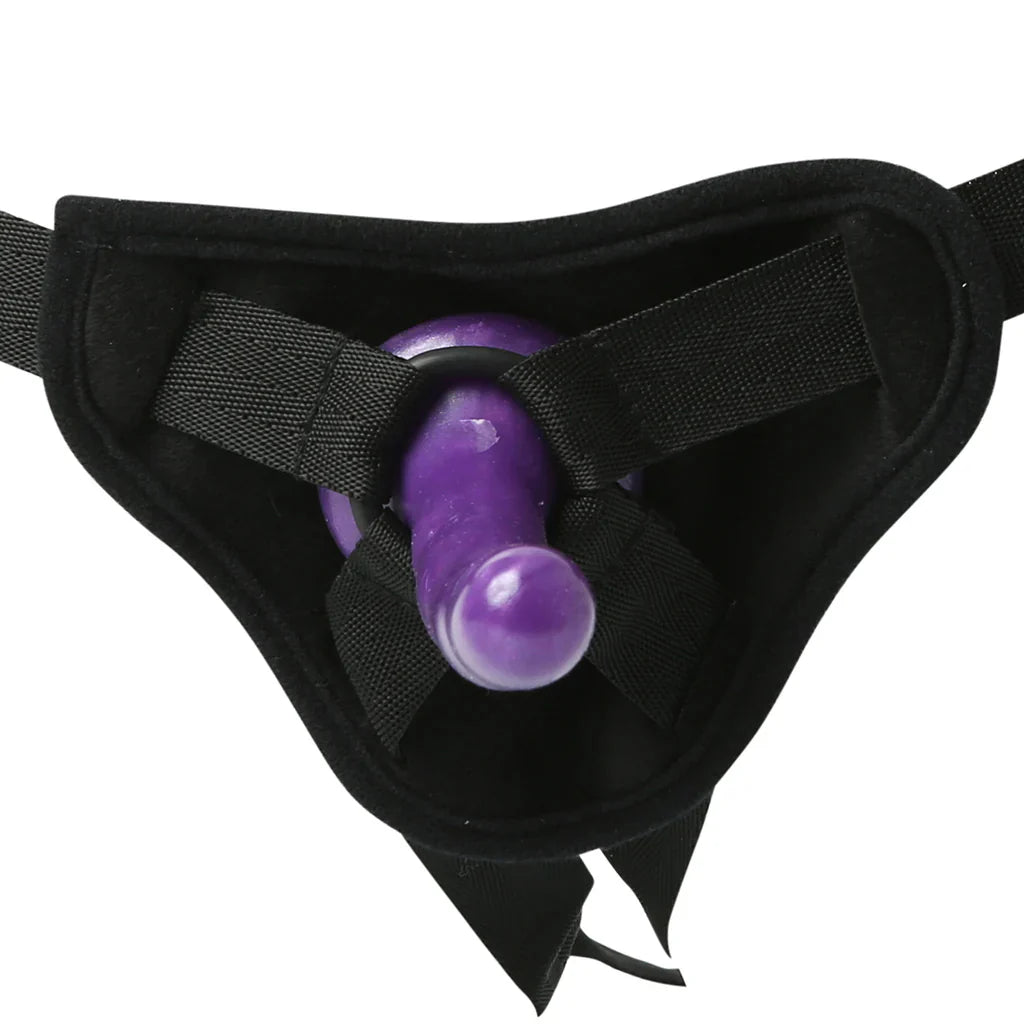 Sportsheets beginner strap-on harness kit with silicone dildo for pegging play