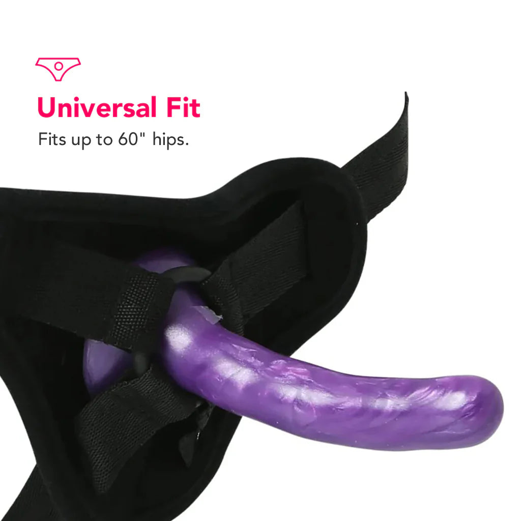 Sportsheets beginner strap-on harness kit with silicone dildo for pegging play