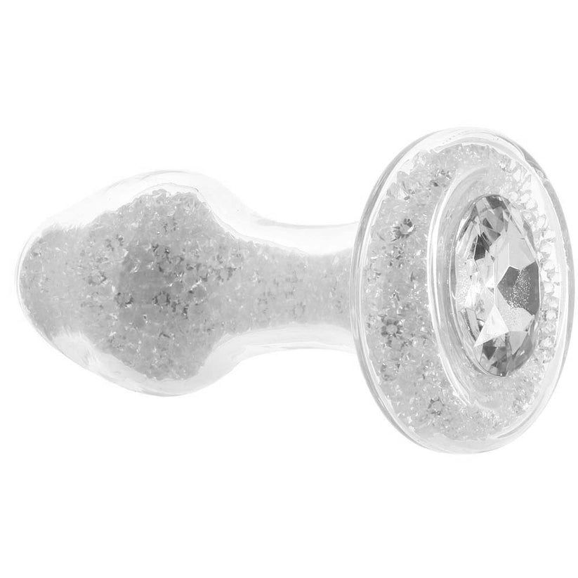 The Stardust Glam Brilliant Crystal Plug, with its super-smooth glass surface and thousands of tiny glittering beads, is about to make all your butt play wishes come true.