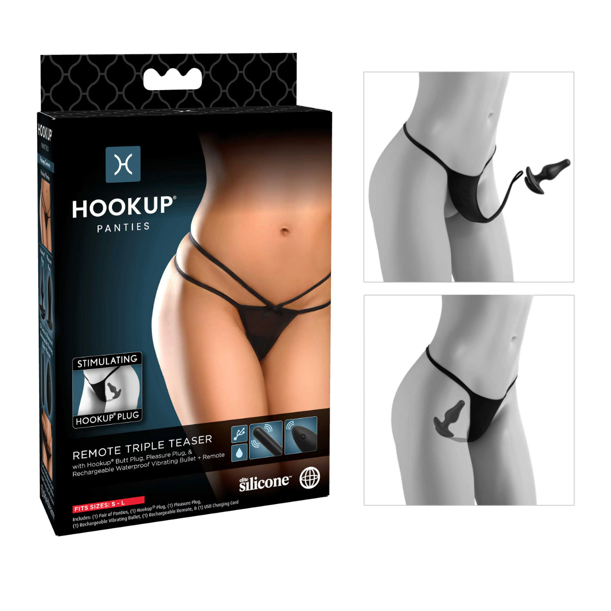 Hookup Triple Teaser Bullet and Plug with Pant