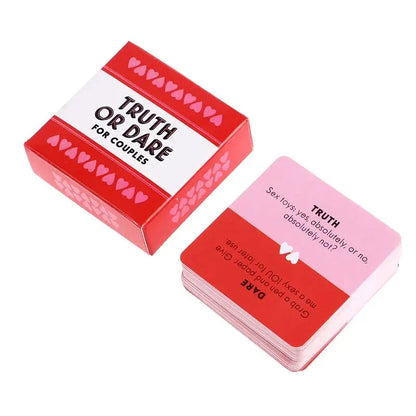 Truth or dare for couple: small card game - spice up your nights