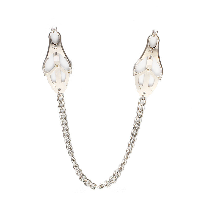 Weighted Nipple Clamps with Chain