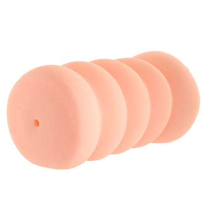 Starting off with a perfect replica of Zoey's pussy, the plushy, squeezable interior is bouncy and clingy, gripping tight all the way through a multi-textured inner tunnel. It warms up naturally as you stroke away