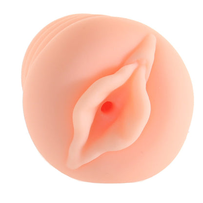 Starting off with a perfect replica of Zoey's pussy, the plushy, squeezable interior is bouncy and clingy, gripping tight all the way through a multi-textured inner tunnel. It warms up naturally as you stroke away