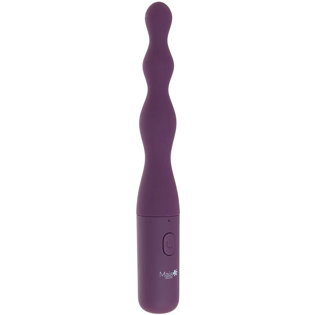 Maia Dani Anal Beads Vibrator – Silicone Anal Beads with 10 Vibration Modes