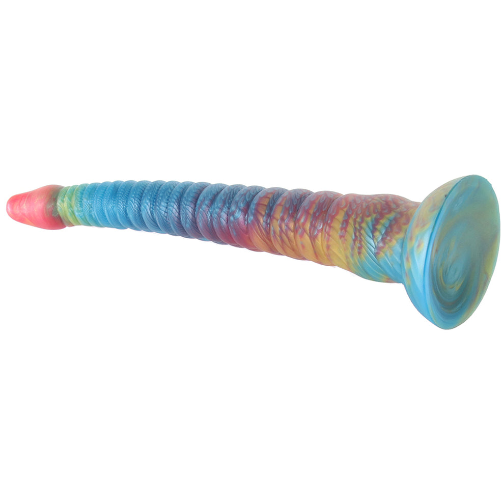 Godemichet tentacule de Kraken torsadé Stardust – Godemichet monstre à ventouse fantastique pour le pegging