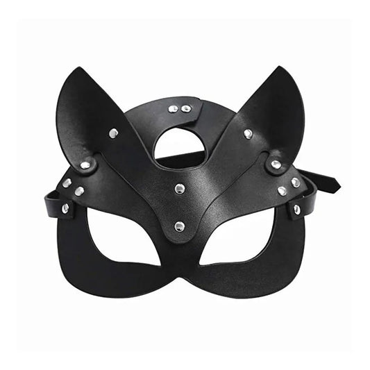 Cat mask in faux leather